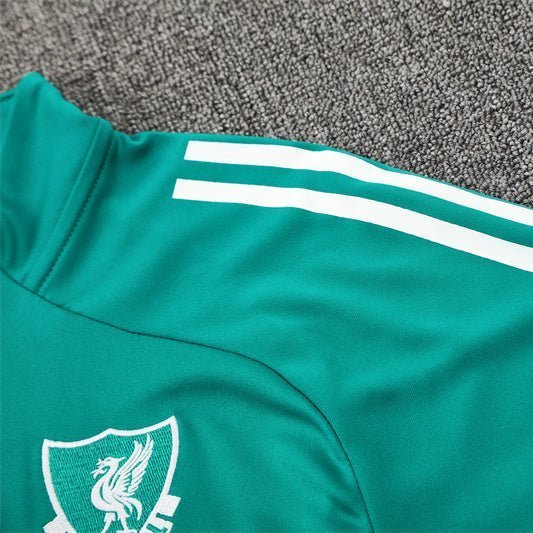 25/26 Liverpool Training Green Tracksuit from FootballPrestige.shop - Premium Concept kits