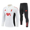 25/26 Liverpool Training White Tracksuit from FootballPrestige.shop - Premium Concept kits