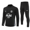 25/26 Manchester City x Asahi Black Kids Size Tracksuit from FootballPrestige.shop - Premium Concept kits