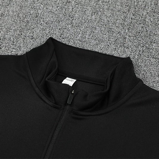 25/26 Manchester City x Asahi Black Tracksuit from FootballPrestige.shop - Premium Concept kits