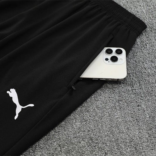 25/26 Manchester City x Asahi Black Tracksuit from FootballPrestige.shop - Premium Concept kits