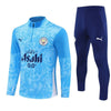 25/26 Manchester City x Asahi Blue Kids Size Tracksuit from FootballPrestige.shop - Premium Concept kits