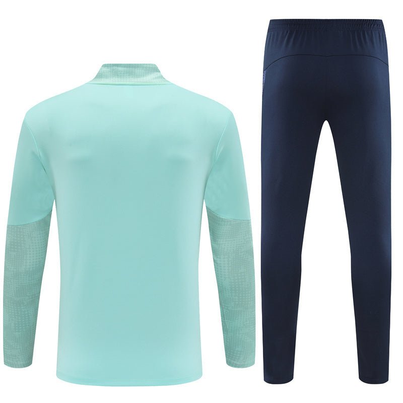 25/26 Marseille Training Mint Green Tracksuit from FootballPrestige.shop - Premium Concept kits
