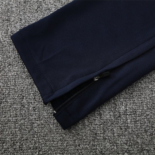 25/26 Marseille Training Navy Blue Tracksuit from FootballPrestige.shop - Premium Concept kits