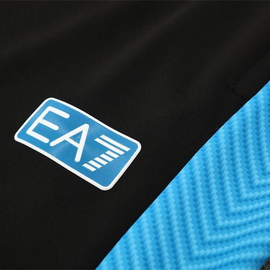 25/26 Napoli Training Blue Kids Size Tracksuit from FootballPrestige.shop - Premium Concept kits
