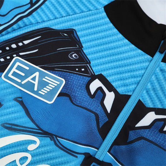25/26 Napoli Training Blue Tracksuit from FootballPrestige.shop - Premium Concept kits