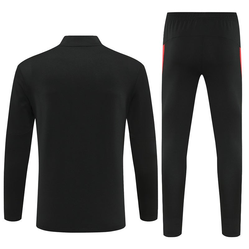 25/26 Portugal Training Black Tracksuit from FootballPrestige.shop - Premium Concept kits