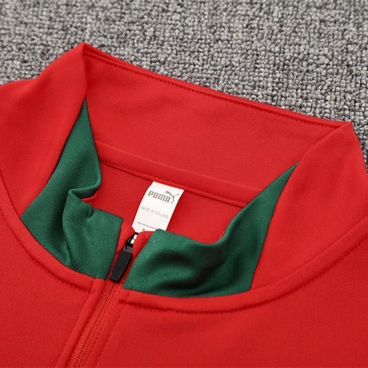 25/26 Portugal Training Red Kids Size Tracksuit from FootballPrestige.shop - Premium Concept kits