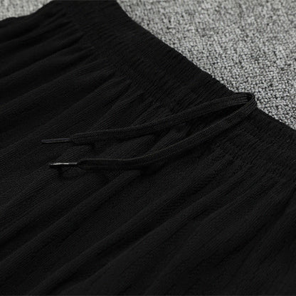 25/26 PSG Training Black Tracksuit - Premium Quality Jersey at FootballPrestige.com