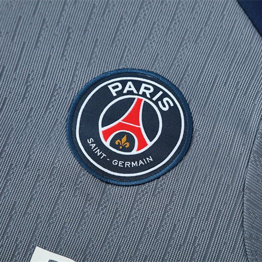 25/26 PSG Training Grey Kids Size Tracksuit from FootballPrestige.shop - Premium Concept kits