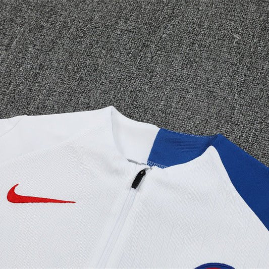 25/26 PSG Training White Kids Size Tracksuit from FootballPrestige.shop - Premium Concept kits