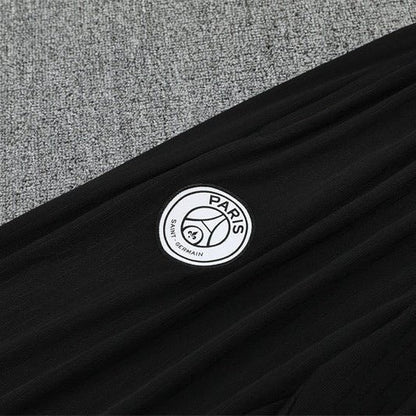 25/26 PSG x Jordan Black Kids Size Tracksuit - Premium Quality Jersey at FootballPrestige.com