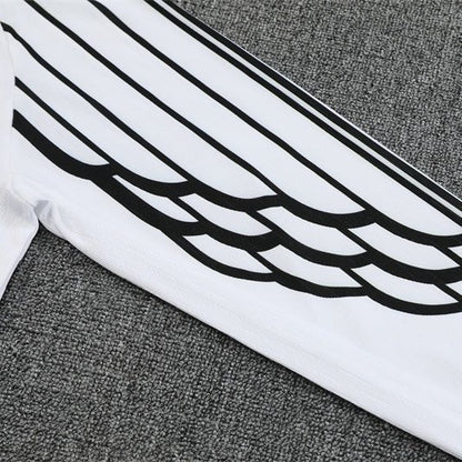 25/26 PSG x Jordan White Kids Size Tracksuit - Premium Quality Jersey at FootballPrestige.com