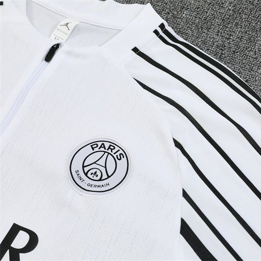 25/26 PSG x Jordan White Kids Size Tracksuit from FootballPrestige.shop - Premium Concept kits
