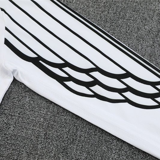 25/26 PSG x Jordan White Kids Size Tracksuit from FootballPrestige.shop - Premium Concept kits