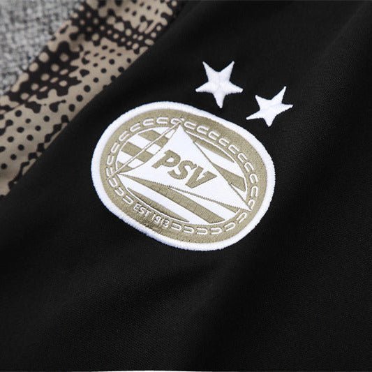 25/26 PSV Training Black Tracksuit from FootballPrestige.shop - Premium Concept kits