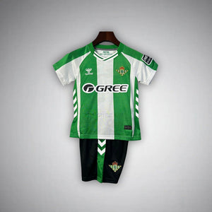 25/26 Real Betis Home Kids Size Kit from FootballPrestige.shop - Premium Concept kits