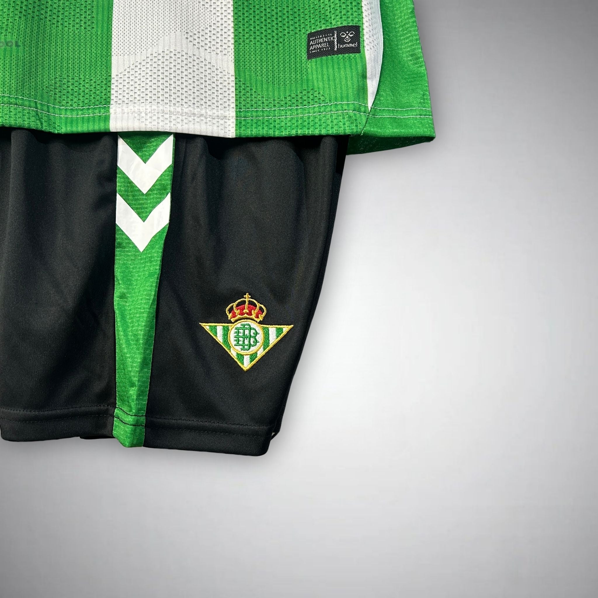 25/26 Real Betis Home Kids Size Kit from FootballPrestige.shop - Premium Concept kits