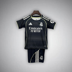 25/26 Real Madrid Away Kids Size Kit from FootballPrestige.shop - Premium Concept kits