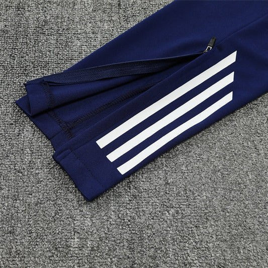 25/26 Real Madrid Training Blue Tracksuit from FootballPrestige.shop - Premium Concept kits