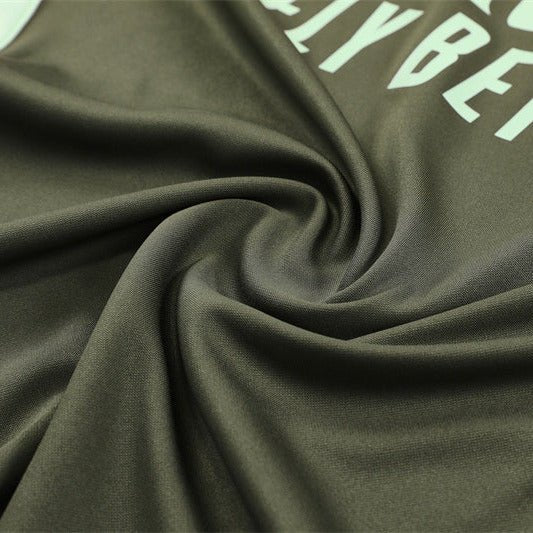 25/26 Real Madrid Training Dark Olive Tracksuit from FootballPrestige.shop - Premium Concept kits