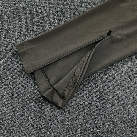25/26 Real Madrid Training Dark Olive Tracksuit from FootballPrestige.shop - Premium Concept kits