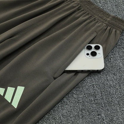 25/26 Real Madrid Training Dark Olive Tracksuit - Premium Quality Jersey at FootballPrestige.com