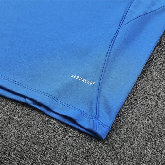 25/26 Real Madrid Training Light Blue Kids Size Tracksuit from FootballPrestige.shop - Premium Concept kits