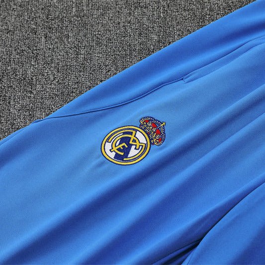 25/26 Real Madrid Training Light Blue Kids Size Tracksuit - Premium Quality Jersey at FootballPrestige.com