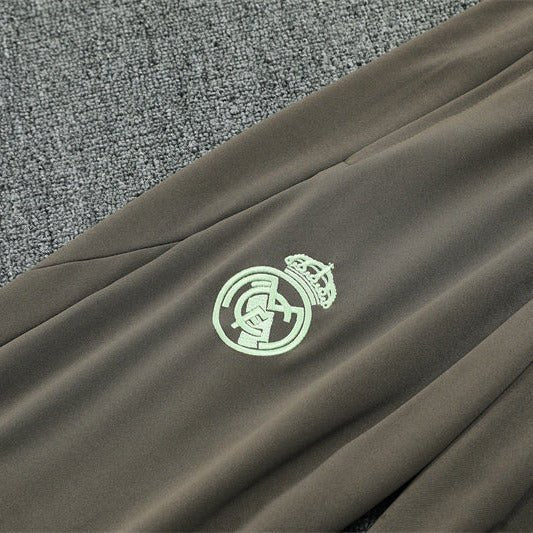 25/26 Real Madrid Training Lime Green Kids Size Tracksuit from FootballPrestige.shop - Premium Concept kits