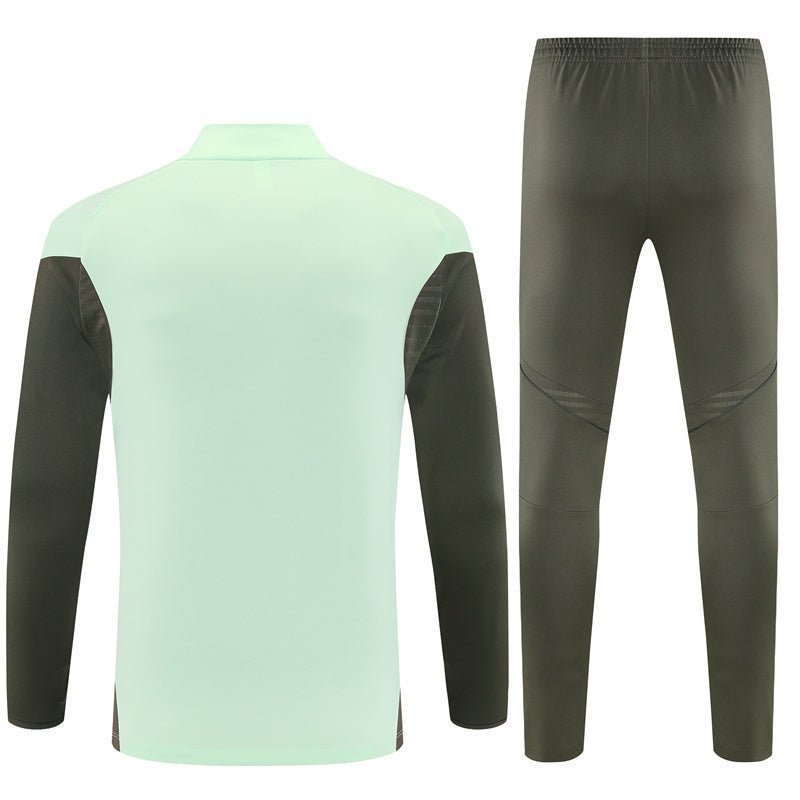 25/26 Real Madrid Training Lime Green Tracksuit from FootballPrestige.shop - Premium Concept kits