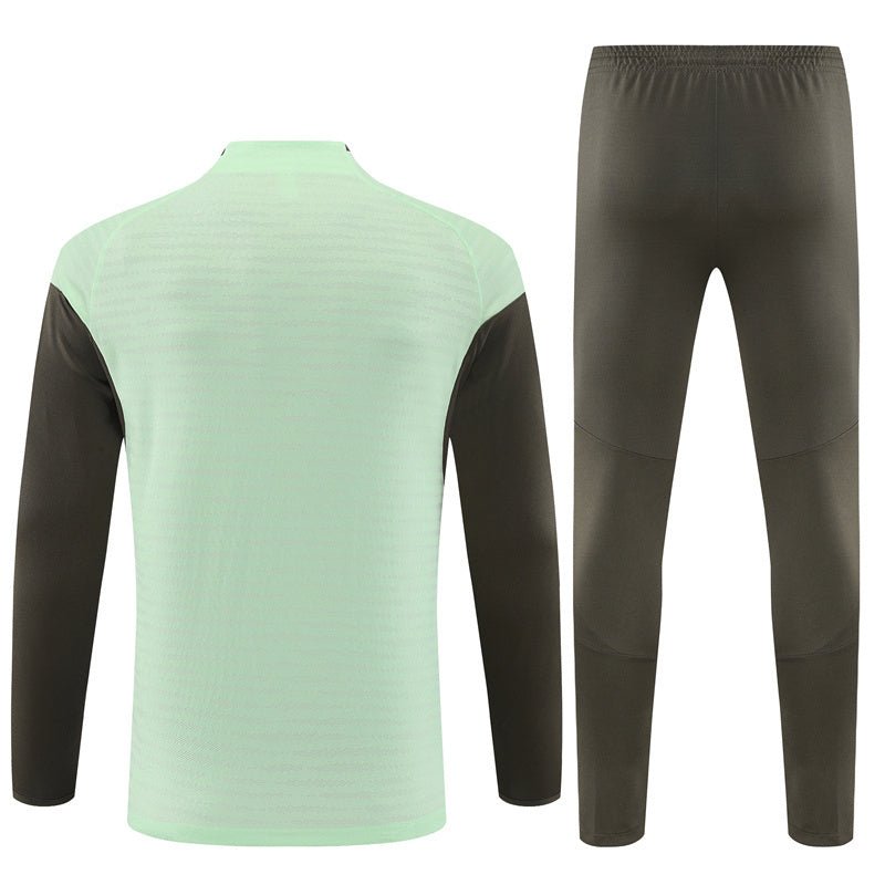 25/26 Real Madrid Training Lime Green Tracksuit from FootballPrestige.shop - Premium Concept kits