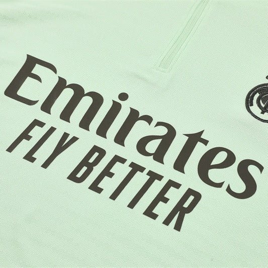 25/26 Real Madrid Training Lime Green Tracksuit from FootballPrestige.shop - Premium Concept kits