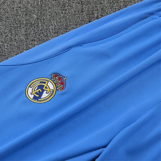 25/26 Real Madrid Training White/Light Blue Kids Size Tracksuit from FootballPrestige.shop - Premium Concept kits