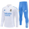 25/26 Real Madrid Training White/Light Blue Kids Size Tracksuit from FootballPrestige.shop - Premium Concept kits