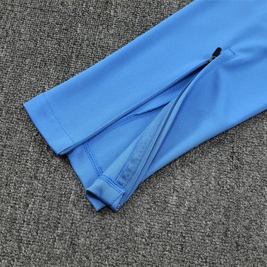 25/26 Real Madrid Training White/Light Blue Kids Size Tracksuit - Premium Quality Jersey at FootballPrestige.com