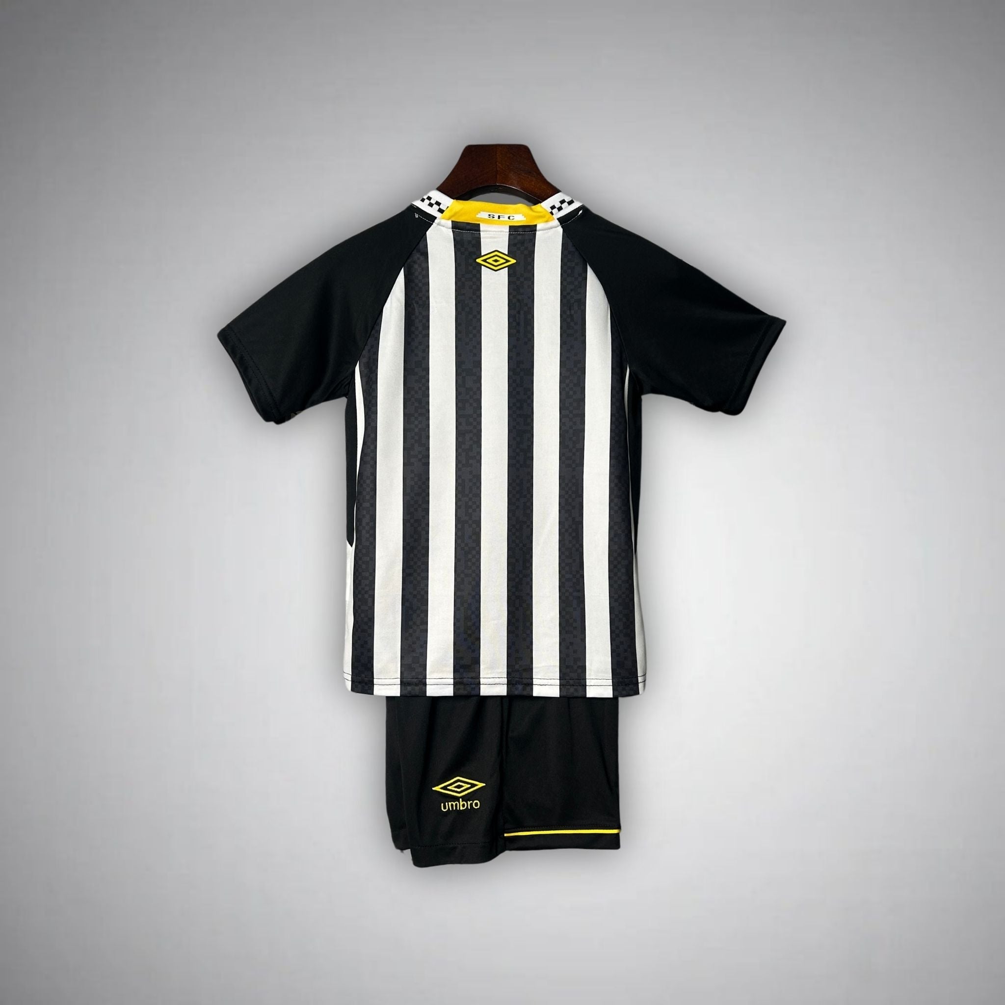 25/26 Santos FC Away Kids Size Kit from FootballPrestige.shop - Premium Concept kits
