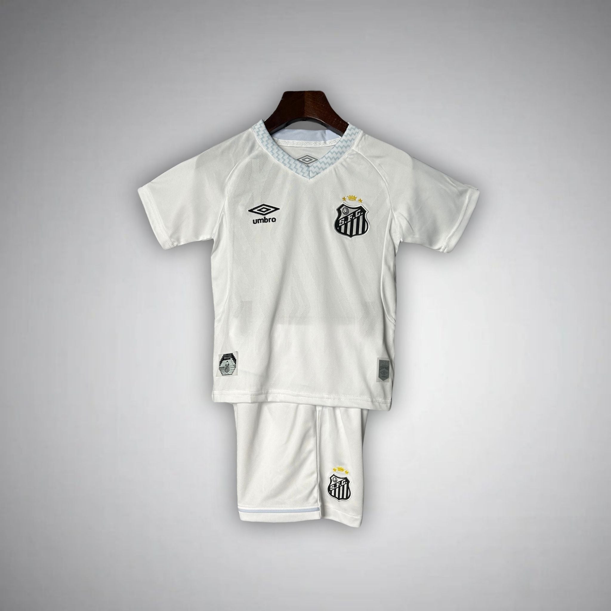25/26 Santos FC Home Kids Size Kit from FootballPrestige.shop - Premium Concept kits