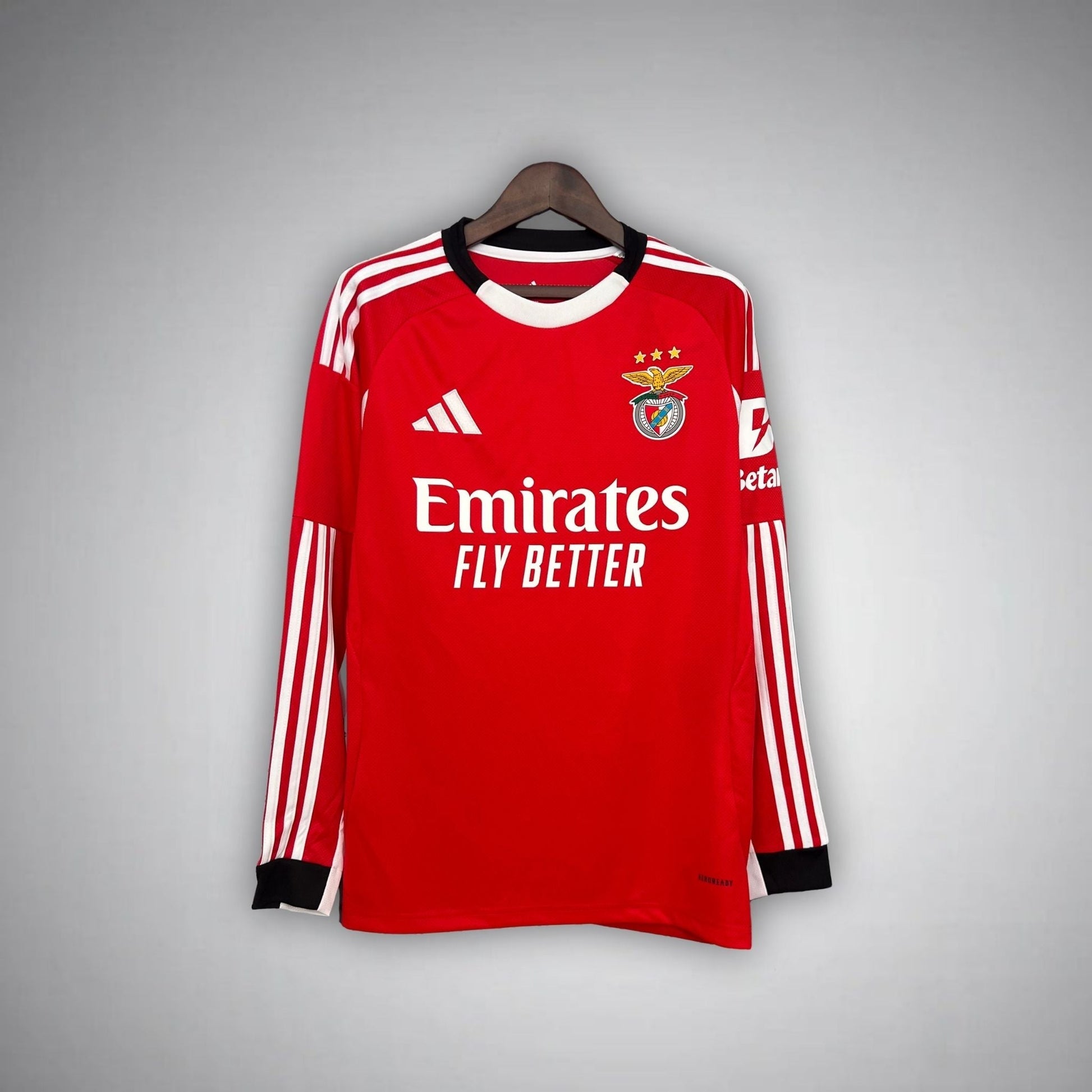 25/26 SL Benfica Home Long Sleeve Kit - Premium Quality Jersey at FootballPrestige.com