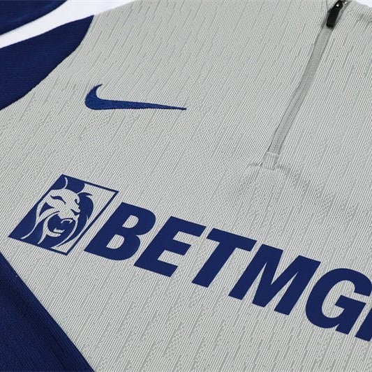 25/26 Tottenham Hotspur Grey Tracksuit from FootballPrestige.shop - Premium Concept kits