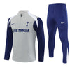 25/26 Tottenham Training Grey Kids Size Tracksuit from FootballPrestige.shop - Premium Concept kits