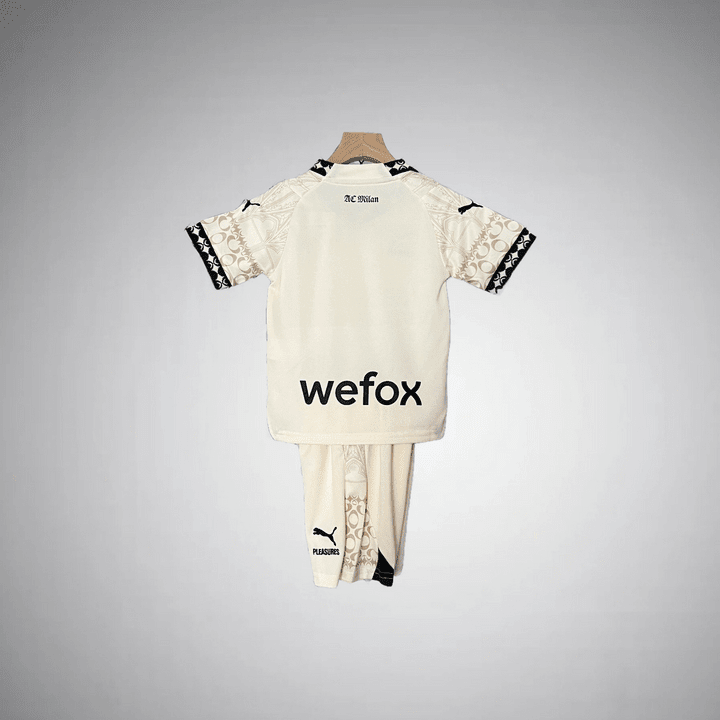 AC Milan "Aristocracy" Kids Size Kit from FootballPrestige.shop - Premium Concept kits
