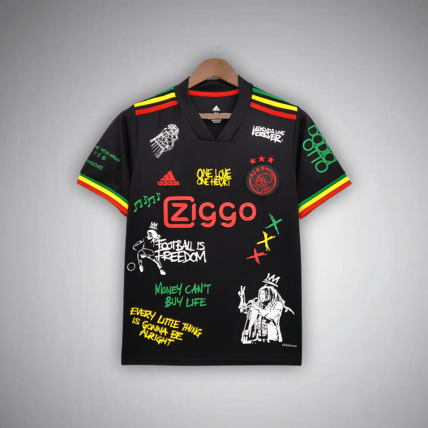 Ajax "Bob Marley" Premium Kit from FootballPrestige.shop - Premium Concept kits