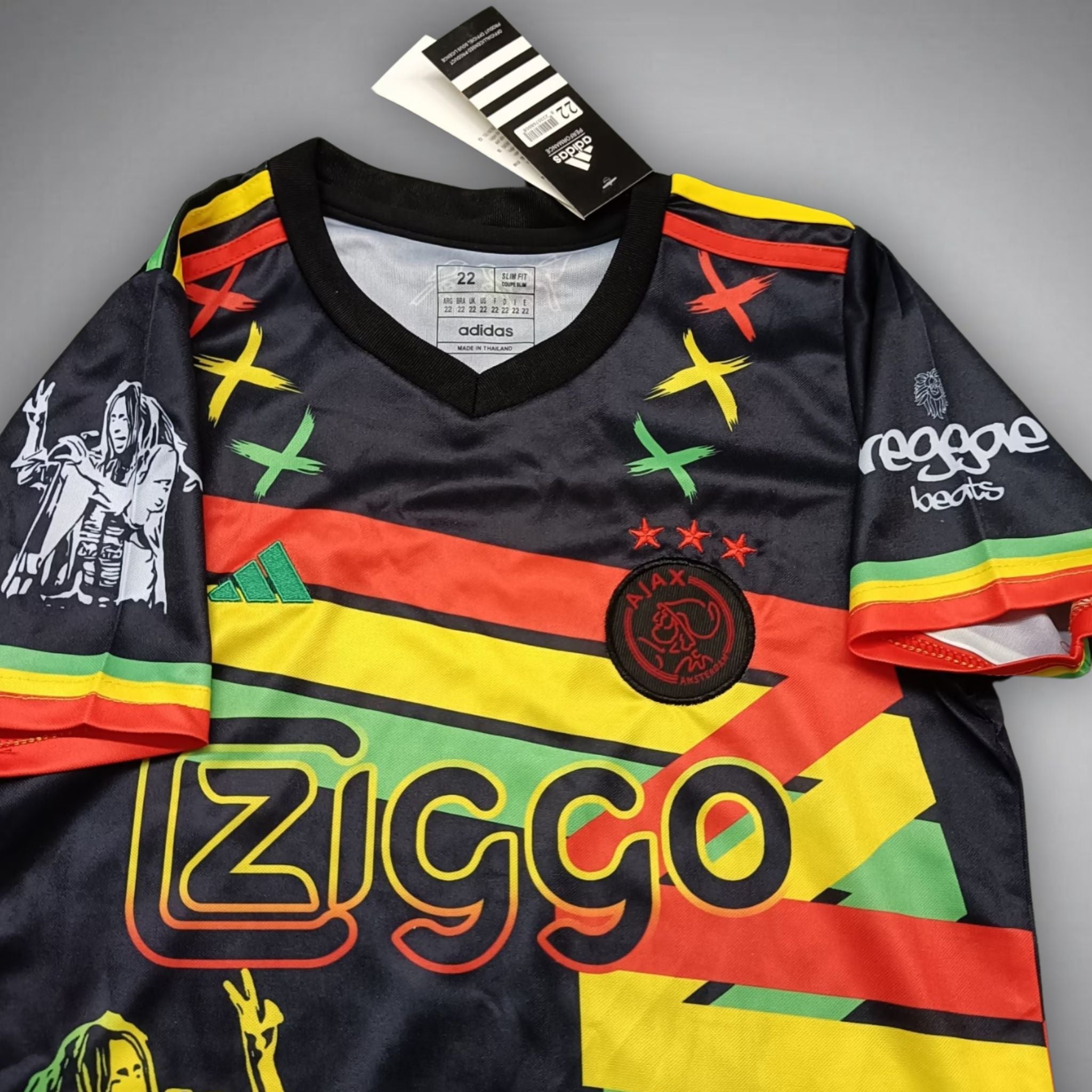 Ajax "Reggaeton" Premium Kids Size Kit from FootballPrestige.shop - Premium Concept kits