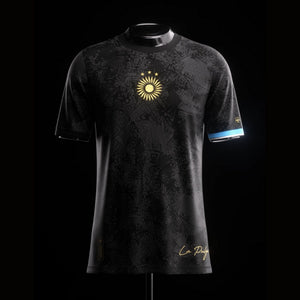 Argentina "La Pulga" Premium Black Kit from FootballPrestige.shop - Premium Concept kits