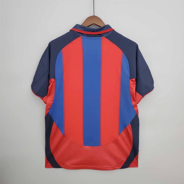 Barcelona 2003 - 2004 Retro Home Kit - Premium Quality Jersey at FootballPrestige.com