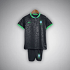 Brazil "Black Leopard" Premium Kids Size Kit from FootballPrestige.shop - Premium Concept kits