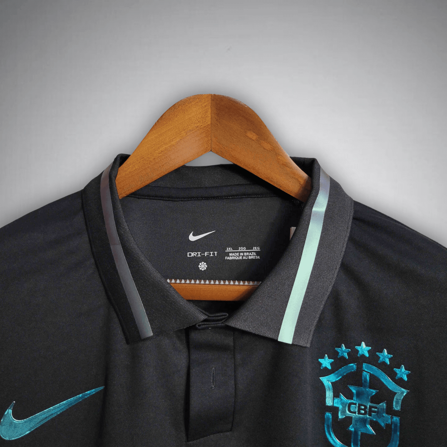 Brazil "Emerald Nights" Premium Polo T-shirt from FootballPrestige.shop - Premium Concept kits