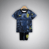 Brazil "Jesus" Premium Blue Kids Size Kit from FootballPrestige.shop - Premium Concept kits