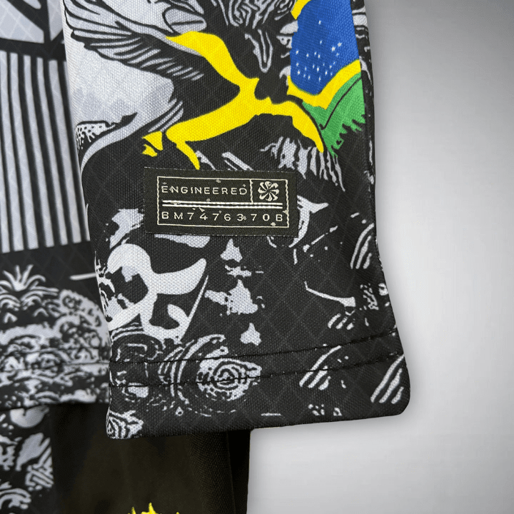 Brazil "Jesus" Premium Kids Size Kit from FootballPrestige.shop - Premium Concept kits